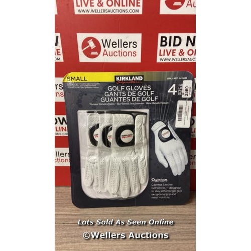 2560 - KIRKLAND SIGNATURE GOLF GLOVES 4 PACK / 3 PACK / F26