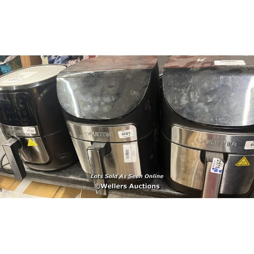 2575 - 2 X GOURMIA AIRFRYER 5.7LTR, 2 X GOURMIA AIRFRYERS 6.7LTR AND 3 X INSTANT POT DUAL BASKET AIRFRYERS ... 