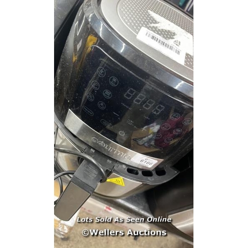 2575 - 2 X GOURMIA AIRFRYER 5.7LTR, 2 X GOURMIA AIRFRYERS 6.7LTR AND 3 X INSTANT POT DUAL BASKET AIRFRYERS ... 