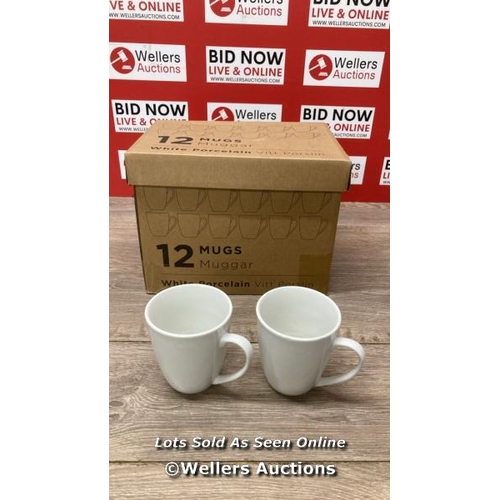 2581 - PORCELAIN MUG SET / NEW OPEN BOX / D27