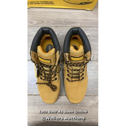 2699 - DEWALT MASON SAFETY BOOTS / UK 7 / HONEY / D34