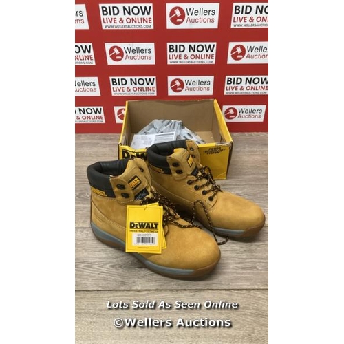 2700 - DEWALT MASON SAFETY BOOTS / UK 9 / HONEY  / D34