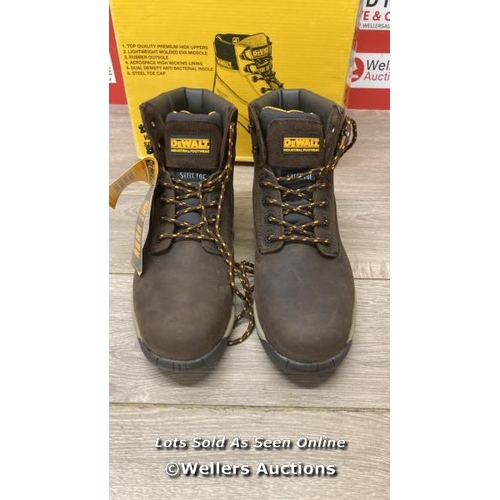 2703 - DEWALT MASON SAFETY BOOTS / UK 9 / BROWN / D33