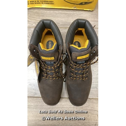 2703 - DEWALT MASON SAFETY BOOTS / UK 9 / BROWN / D33