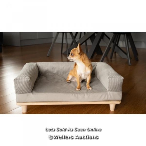 2893 - ARCHIE & OSCAR DUNDAS DOG SOFA / COLOUR: GREY / RRP: 145.99 / W3