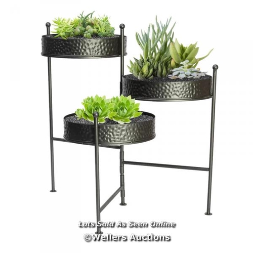 2895 - EBERN DESIGNS ARVIND PLANT STAND / COLOUR: BLACK / RRP: 43.99 / W3