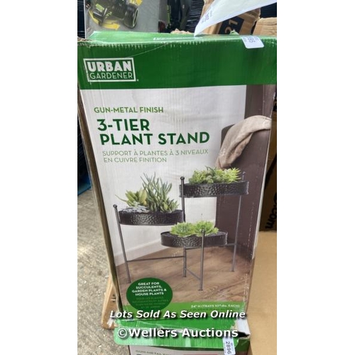 2895 - EBERN DESIGNS ARVIND PLANT STAND / COLOUR: BLACK / RRP: 43.99 / W3