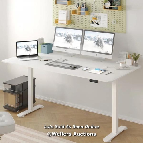 2911 - INBOX ZERO LARGE SIZE HEIGHT ADJUSTABLE T-SHAPED STANDING DESK / SIZE: 115CM H X 200CM W X 80CM D, F... 