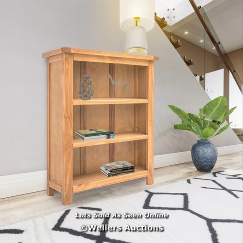 2914 - ALPEN HOME 90X70CM WAXED BOOKCASE / RRP: 97.99