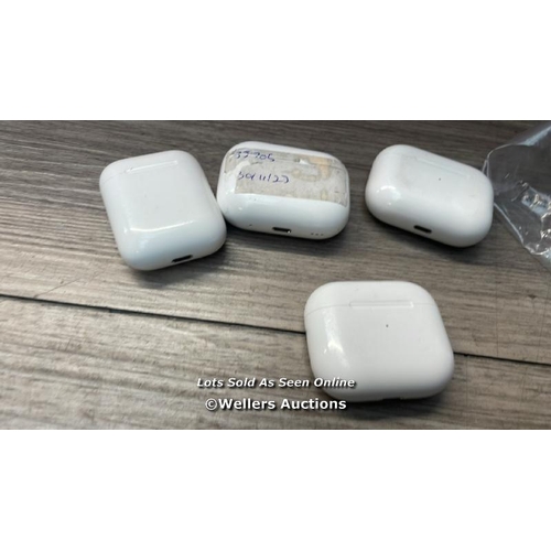 3214 - BAG OF X4 APPLE AIRPODS CASES MODELS A1602, A 2190, A 2566 AND A2700 / S20