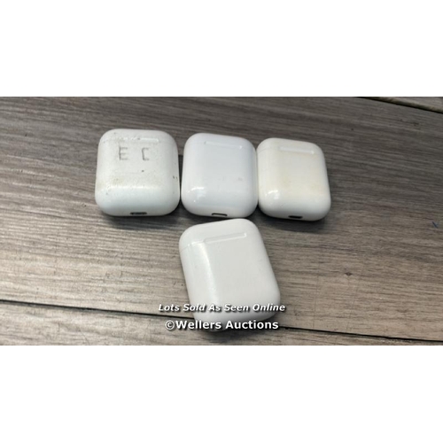 3216 - BAG OF X4 APPLE AIRPODS CASES MODEL A1602 / S20