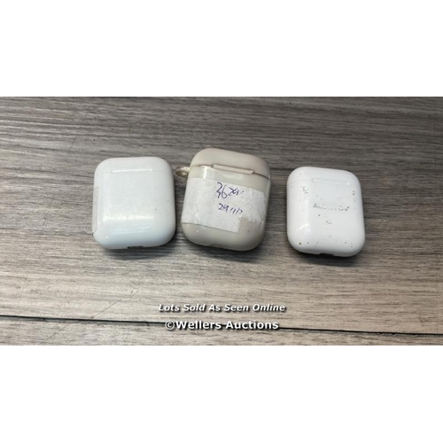 3217 - BAG OF X3 APPLE AIRPODS CASES MODEL A1602 / S20