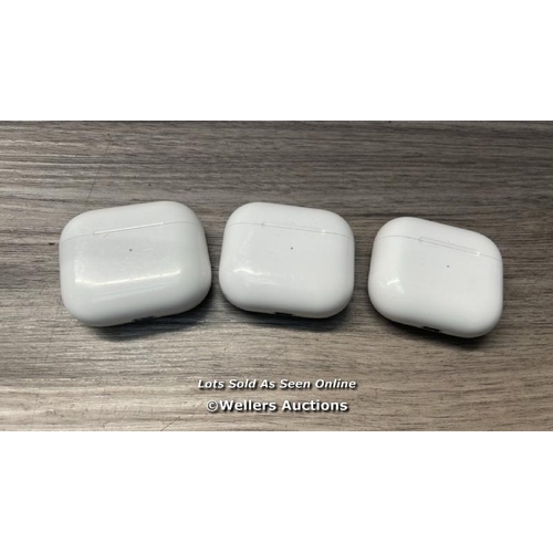 3223 - BAG OF X3 APPLE AIRPODS CASES  MODELS A2566 / S20