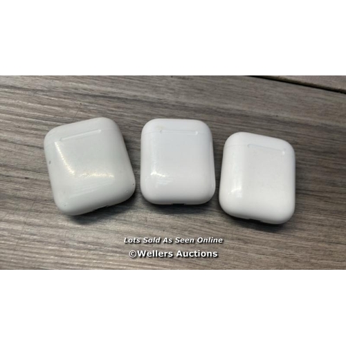 3224 - BAG OF X3 APPLE AIRPODS CASES MODELS A1602  / S20