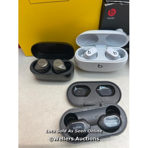 3508 - X4 EARPHONES INCL. BEATS, APPLE AIRPODS & JABRA / H22