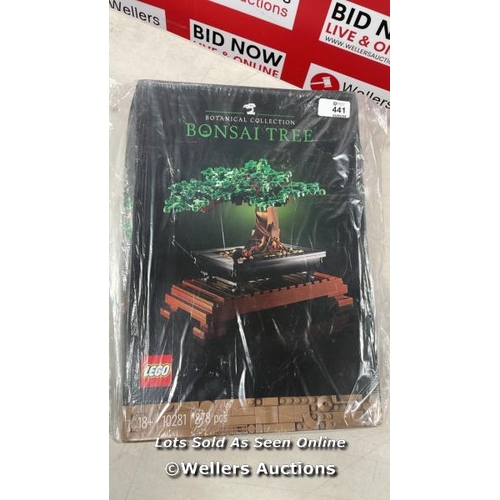 4047 - LEGO BOTANICALS BONSAI TREE / APPEARS SEALED - 10281