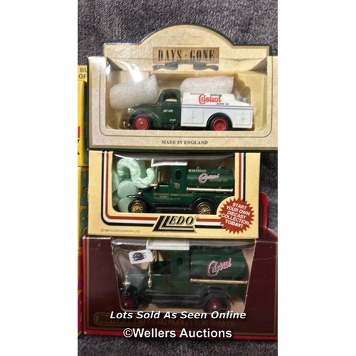 104 - Boxed and unboxed Castrol Oil themed diecast vehicles including Matchbox and Lledo / AN18