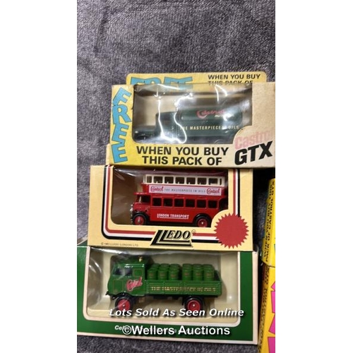 104 - Boxed and unboxed Castrol Oil themed diecast vehicles including Matchbox and Lledo / AN18