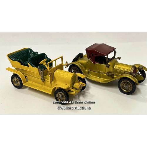 106 - Group of nine Matchbox models of Yesteryear diecast cars including 1912 Packard Landaulet no.11, all... 