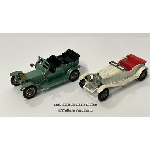 106 - Group of nine Matchbox models of Yesteryear diecast cars including 1912 Packard Landaulet no.11, all... 