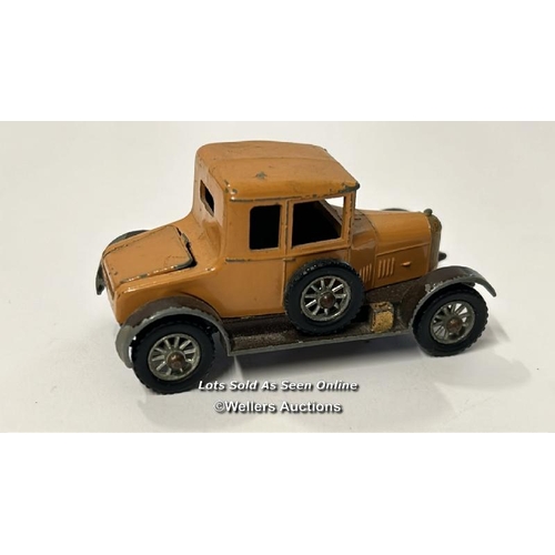 111 - Four Lesney Models of Yesteryear diecast vehicles to include 1914 Sunbeam motorcycle and side car no... 