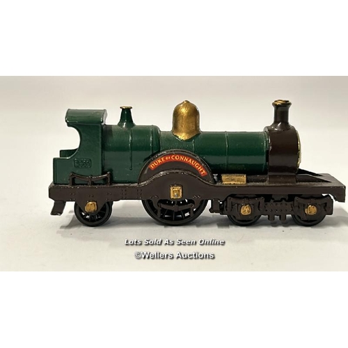 112 - Three Matchbox steam engines and locomotive including Fowler Showman's Engine no.9, Aveling and Port... 