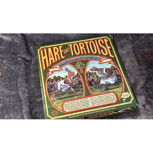 119 - Assorted board games including Monopoly, scrabble, Trailblazer and Hare & Tortoise, all unchecked fo... 