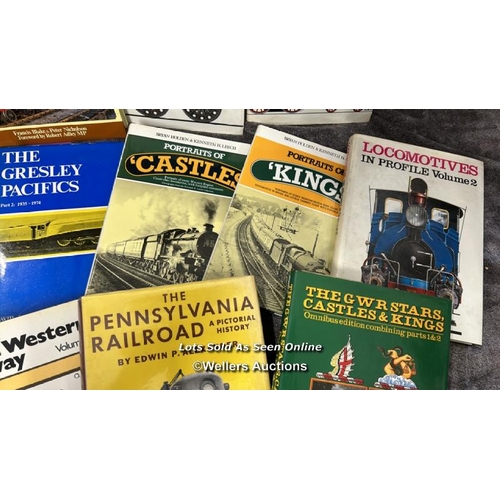 102 - A collection of mainly railway related books including History of the Great Western Railway (LOT SUB... 