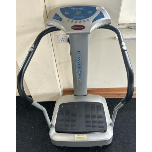 11 - POWER VIBE VIBRATING PLATE TRAINER, APPROX OVERALL DIMENSIONS 120CM (H) X 70CM (W) X 60CM (D)