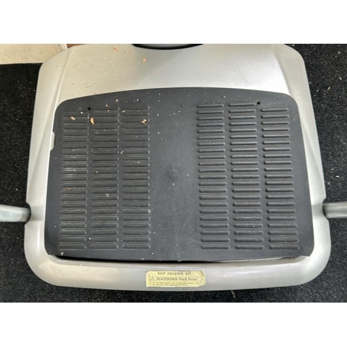 11 - POWER VIBE VIBRATING PLATE TRAINER, APPROX OVERALL DIMENSIONS 120CM (H) X 70CM (W) X 60CM (D)