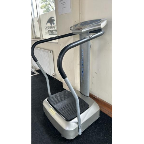 11 - POWER VIBE VIBRATING PLATE TRAINER, APPROX OVERALL DIMENSIONS 120CM (H) X 70CM (W) X 60CM (D)