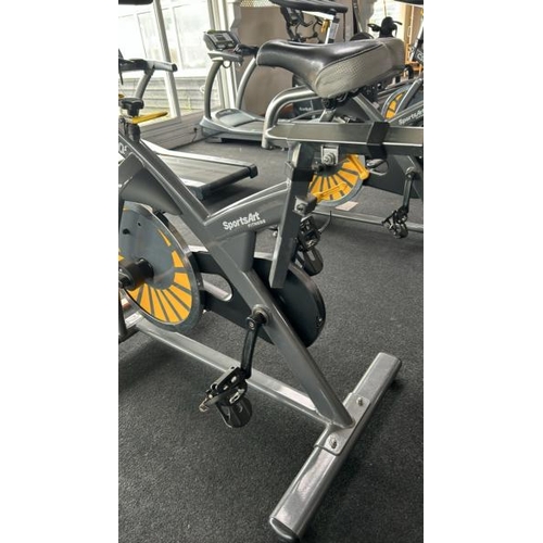 12 - SPORTSART FITNESS C510 INDOOR CYCLE, APPROX OVERALL DIMENSIONS 122CM (H) X 104CM (L) X 64CM (W)