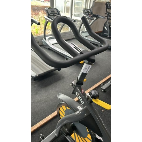 12 - SPORTSART FITNESS C510 INDOOR CYCLE, APPROX OVERALL DIMENSIONS 122CM (H) X 104CM (L) X 64CM (W)