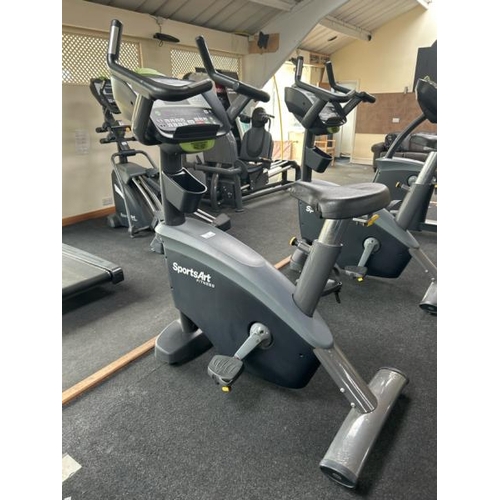 15 - SPORTSART FITNESS C575U CYCLE, APPROX OVERALL DIMENSIONS 142CM (H) X 120CM (L) X 60CM (W)