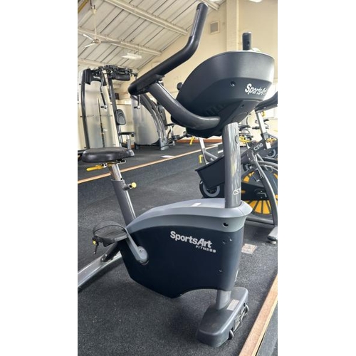 15 - SPORTSART FITNESS C575U CYCLE, APPROX OVERALL DIMENSIONS 142CM (H) X 120CM (L) X 60CM (W)