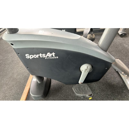 16 - SPORTSART FITNESS C575U CYCLE, APPROX OVERALL DIMENSIONS 142CM (H) X 120CM (L) X 60CM (W)