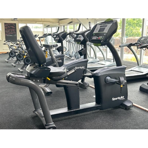 17 - SPORTSART FITNESS C575R CYCLE, APPROX OVERALL DIMENSIONS 135CM (H) X 195CM (L) X 60CM (W)