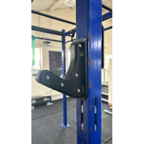 24 - FUNCTIONAL TRAINING RIG, TO INCLUDE DIP ATTACHMENT, PLATFORM ATTACHMENT, TRX SUSPENSION TRAINING BAN... 