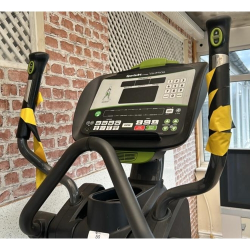 50 - AS FOUND SPORTSART E875 FITNESS ELLIPTICAL