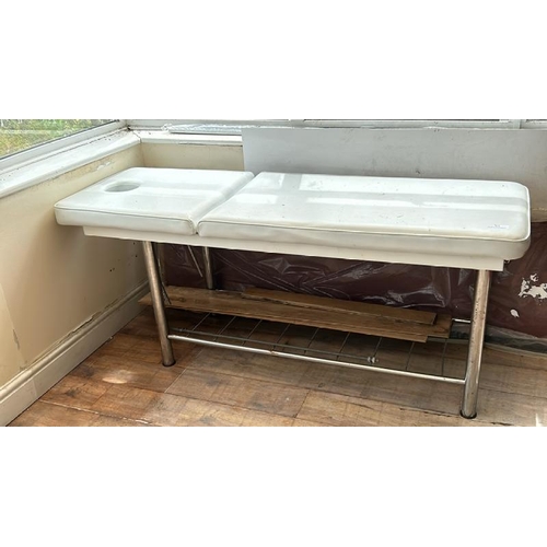 51 - MASSAGE BENCH, 73CM (H) X 182CM (L) X 62CM (W)