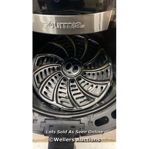 4005 - GOURMIA 5.7L DIGITAL AIR FRYER / POWERS UP / SIGNS OF USE / E2