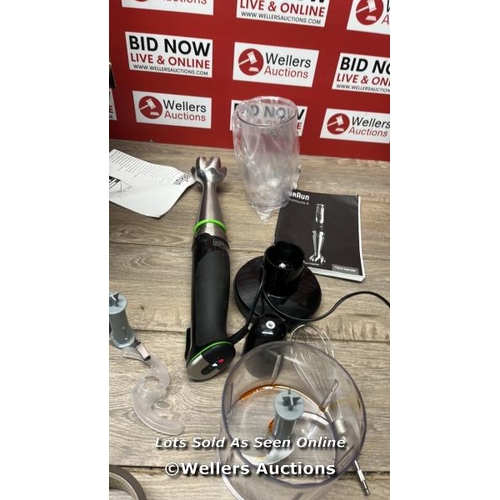 4066 - BRAUN MQ9138XI HAND BLENDER / POWERS UP / SIGNS OF USE / E5