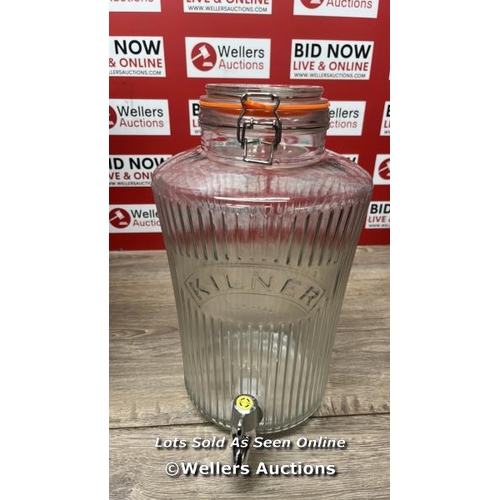 4069 - KILNER DRINK DISPENSER 8L / MINIMAL SIGNS OF USE / E7