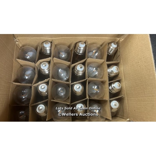 4084 - 24 PACK 1W STRING LIGHT REPLACEMENT BULBS   / APPEARS NEW OPEN BOX