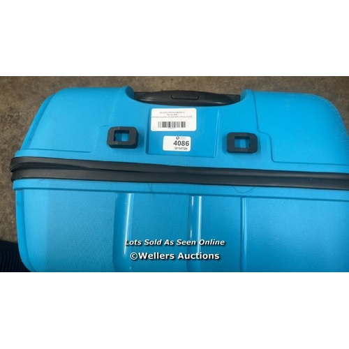 4086 - AMERICAN TOURISTER JETDRIVER LARGE 4 WHEEL SPINNER CASE / SIGNS OF USE, DAMAGED HANDLE SEE IMAGES OT... 