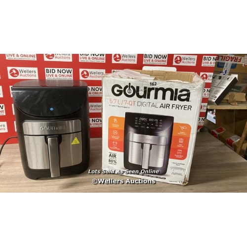 4091 - GOURMIA 6.7L DIGITIAL AIR FRYER / POWERS UP / NO DISPLAY / SIGNS OF USE / W1