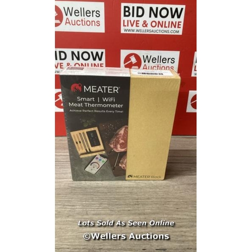 4139 - MEATER BLOCK 4 PROBE WIRELESS MEAT THERMOMETER / NEW AND SEALED / E9