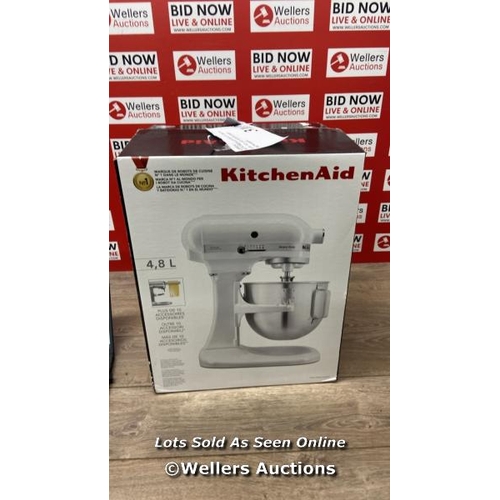 4141 - KITCHENAID 4.8L RED HEAVY DUTY STAND MIXER (5KPM5BER) / APPEARS NEW / OPEN BOX / P5