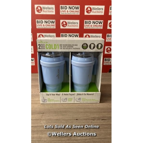 4143 - REDUCE COLD1 MUG 1.18L, 2 PACK / APPEARS NEW OPEN BOX / E9