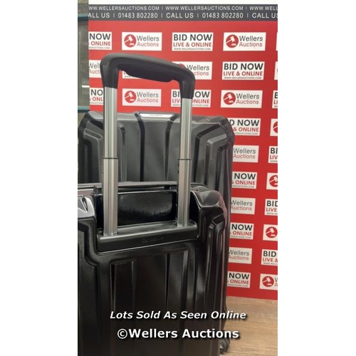 4193 - SAMSONITE ENDURE 2PC. HARDSIDE LUGGAGE SET / COMBINATION LOCKED AND DENT ON LARGE CASE, MINIMAL SIGN... 